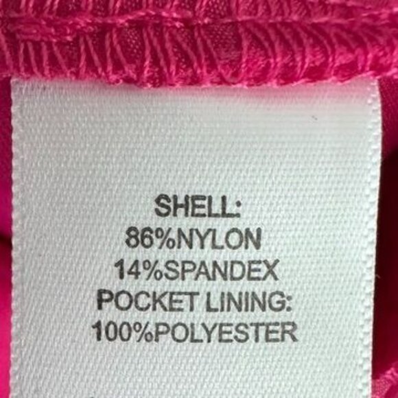 New York & Company Hot Pink High Rise Flare Pant Fit To Flatter Split Leg NWT - Picture 8 of 10